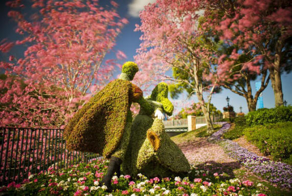 Walt Disney World 20th Epcot International Flower & Garden Festival March 6-May 19 Debuts Illuminated Blooms and Garden Marketplace Dining