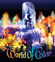 Lights, water, music, fire and animation will come together like never before on June 11, 2010, when World of Color makes its dazzling debut at Disneys California Adventure Park.