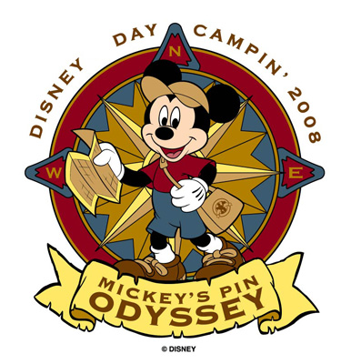Disney Day Camping - Mickey's Pin Odyssey at the Disneyland Resort California