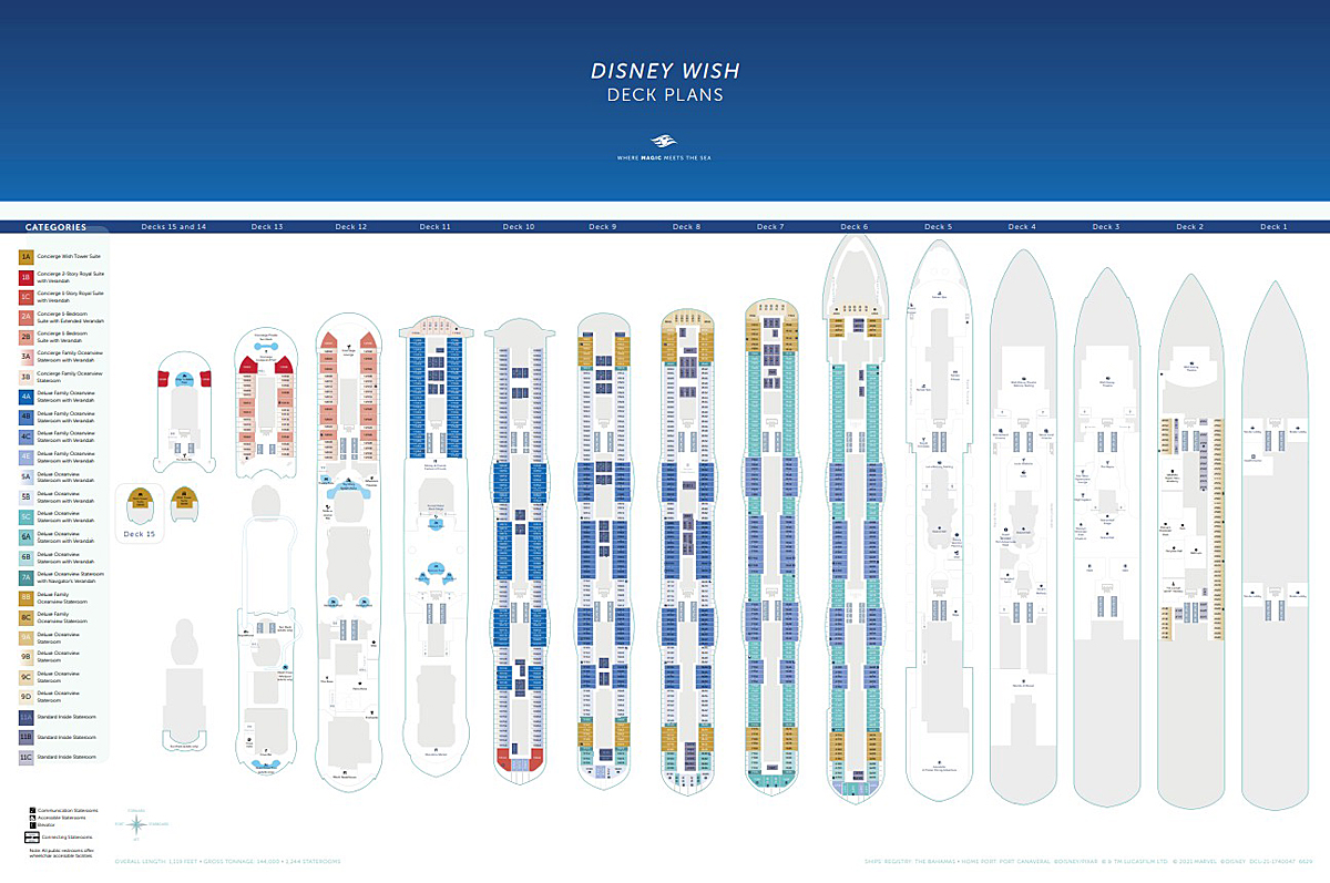 Disney Wish Deck Plans