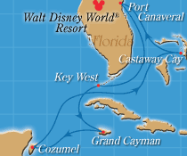 Disney Cruise Line 7-Night Western Caribbean Cruise