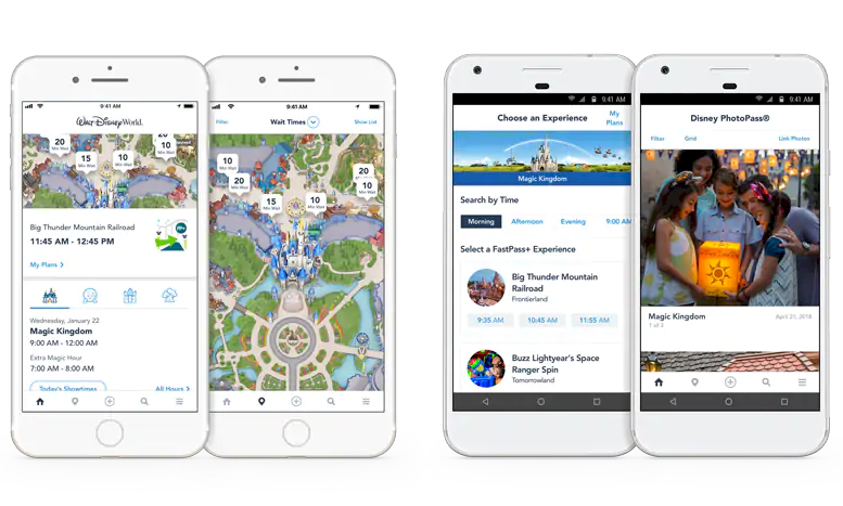 Check out the My Disney Experience App