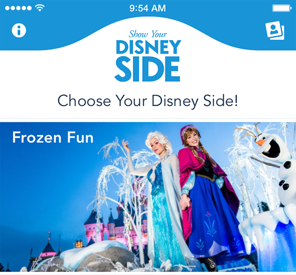 how Your Disney Side, a new photo transformation app, allows Disney Parks fans to magically transform into their favorite Disney Parks characters