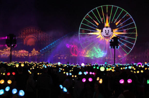 Disneyland Resort Adds Dazzling, New Nighttime Spectaculars for Its Diamond Celebration, Beginning May 22. World of Color” spectacular in Disney California Adventure