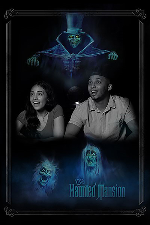 Disney PhotoPass Magic Shots featuring your favorite Haunted Mansion residents