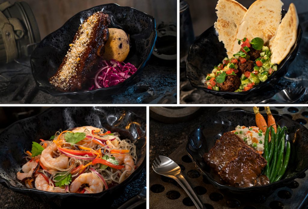Lunch and Dinner Entrées from Docking Bay 7 Food and Cargo at Star Wars: Galaxy’s Edge
