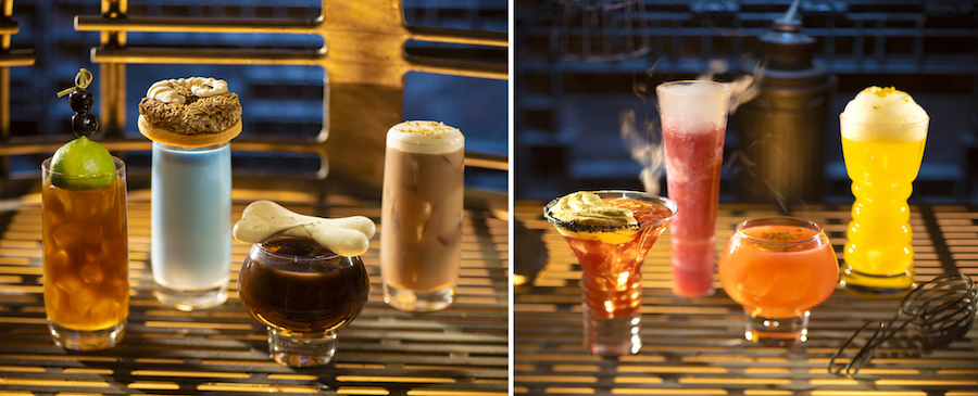 Assorted Beverages from Oga’s Cantina at Star Wars: Galaxy’s Edge